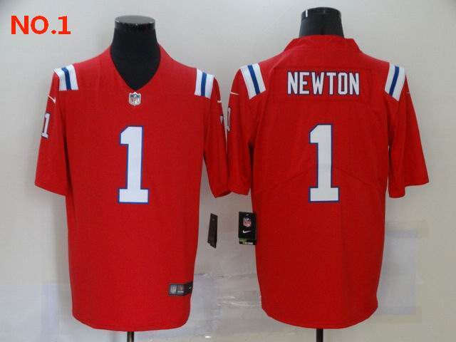 Men's New England Patriots #1 Cam Newton Jerseys-14